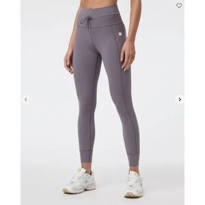 Vuori Daily Pocket Legging Lunar Grey Womens Large NWT High Rise Yoga Pants